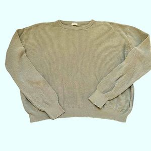 John Galt Brandy Melville sage crew neck sweater